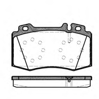 Тормозные колодки YOTO G-264(MD 8360S)(REMSA 769.00)