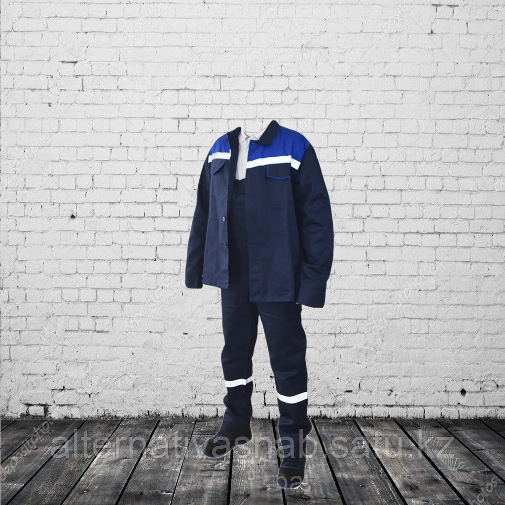 Костюм рабочий, куртка + брюки, лето - фото 1 - id-p88844258
