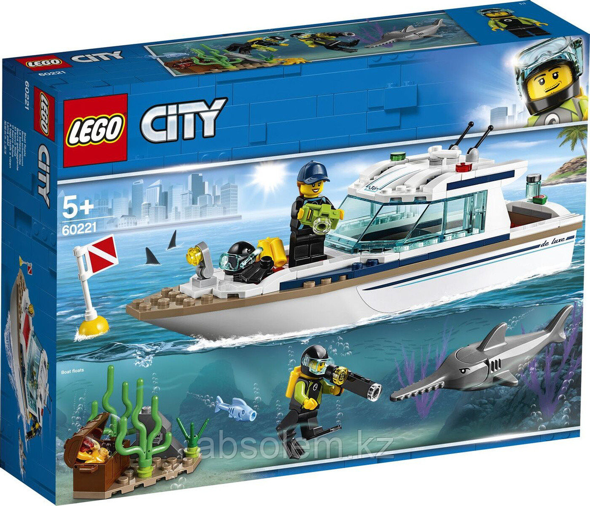 LEGO 60221 City Great Vehicles Яхта для дайвинга