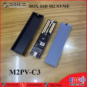 SSD корпус для накопителя PCI-express M.2 в TypeC или USB ORICO, фото 2