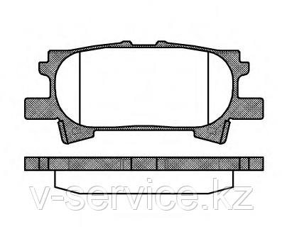 Тормозные колодки YOTO G-336(MD 2250M)(REMSA 1040.00)