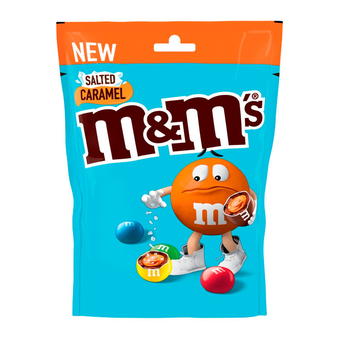 Драже M&M's Saled Caramel Treat Bag соленая карамель 70гр (16шт-упак)