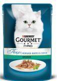 Gourmet Perle с Кроликом (пауч), Влажный корм для кошек МИНИ-ФИЛЕ В ПОДЛИВЕ, 85г.