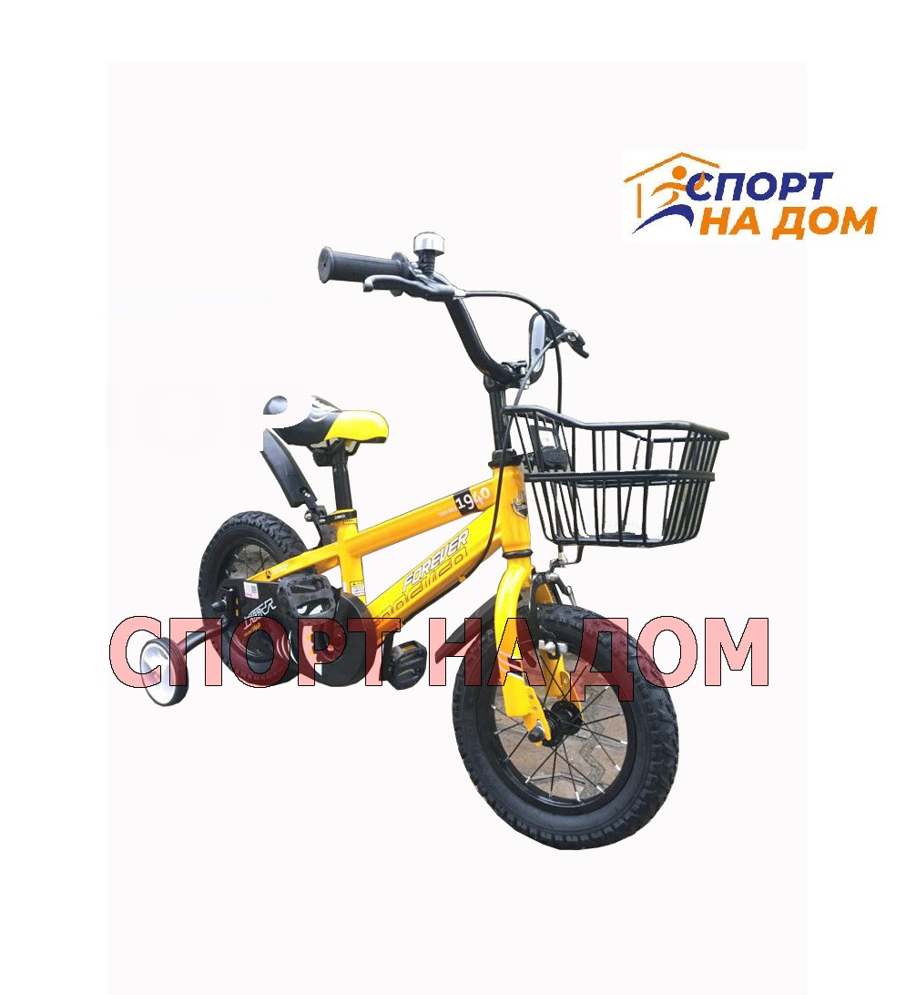 Велосипед детский Forever "Yellow" на 2-3 лет