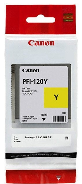 Картридж Canon PFI-120 Yellow для imagePROGRAF TM-200/TM-205/TM-300/TM-305 2888C001