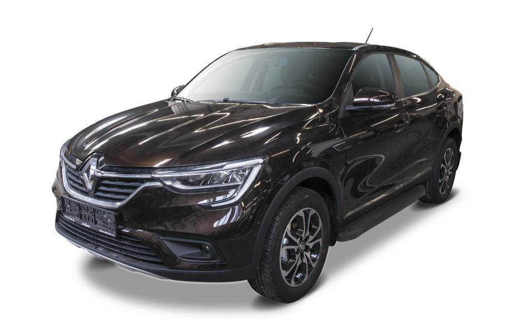 Пороги  "Black" Nissan Terrano (2014-2021)/Renault Duster (2011-2015)