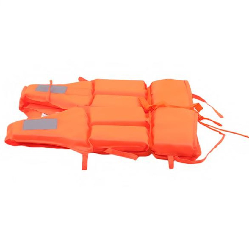 Спасательный жилет со свистком и светоотражающими вставками водонепроницаемый взрослый оранжевый - фото 6 - id-p88866861
