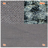 Steel-Gray экранирующая ткань для одежды 35 ДБ