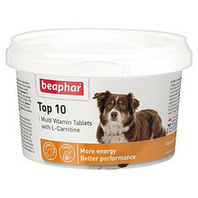 Beaphar TOP 10, Беафар мультивитамины для собак, уп.180тб.