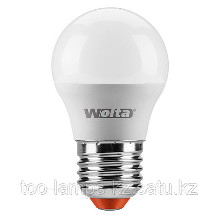 Лампа LED WOLTA G45 7.5Вт 625лм Е27 6500К   1/50, фото 2