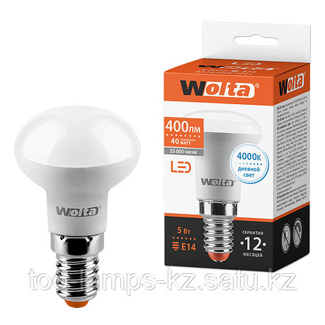 Лампа LED  WOLTA R39 5Вт 400лм E14 4000K 1/50, фото 2
