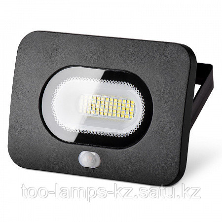 Светодиодный прожектор WFL-30W/05s с датчиком движения 5500K 30 Вт LED IP65 2400 Лм 1/25, фото 2