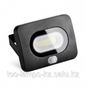 Светодиодный прожектор LFL-20/05s с датчиком движения 5500K 20 вт LED IP65 1600 Лм 1/40, фото 2