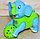 999-34 Слоник Dancing Elephant катает шарик муз 3D на батарейках 18*17, фото 2