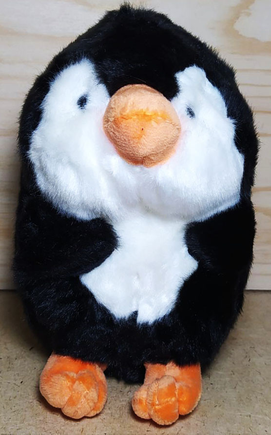 Пингвиненок черно белый 20см