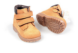 MINICAN обувь светло-коричневый ботинки на липучках для мальчиков детские ботинки