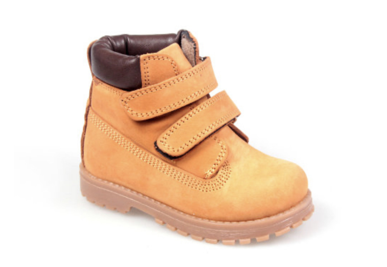 MINICAN обувь светло-коричневый ботинки на липучках для мальчиков детские ботинки - фото 2