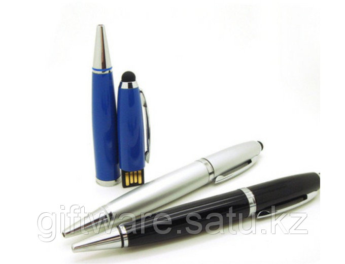 USB флеш память на 16Gb, в форме ручки (черная паста) - фото 1 - id-p88904052