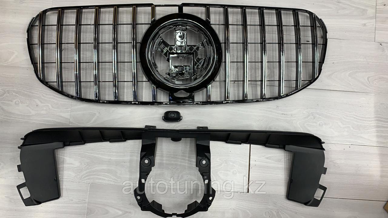 Решетка радиатора GT Panamericana на Mercedes Benz GLS X167 2020+ - фото 2 - id-p88908661