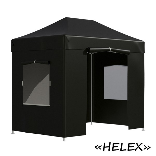 Шатер-гармошка Helex 4322 черный (6 кв/м) - фото 1 - id-p88909287