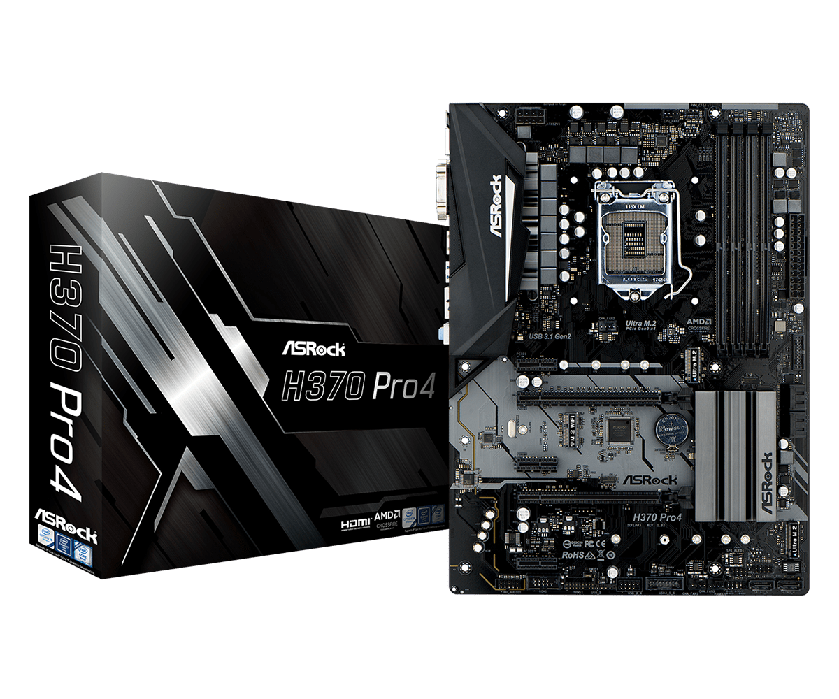 Материнская плата ASRock H370 PRO4