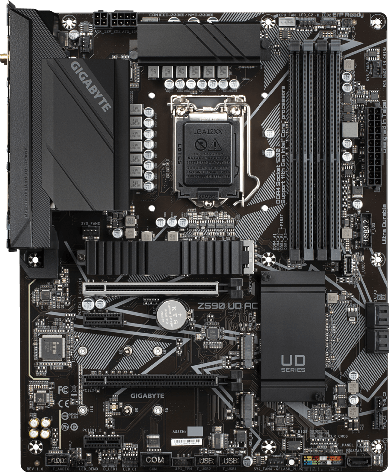 Материнская плата Gigabyte Z590 UD AC