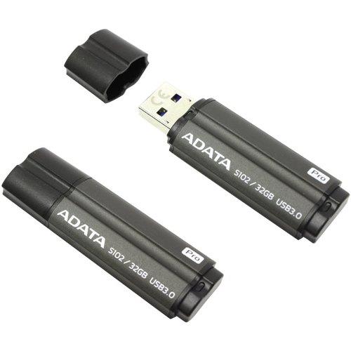 Флешка ADATA DashDrive Elite S102PRO, 32GB, UFD 3.0, Gray