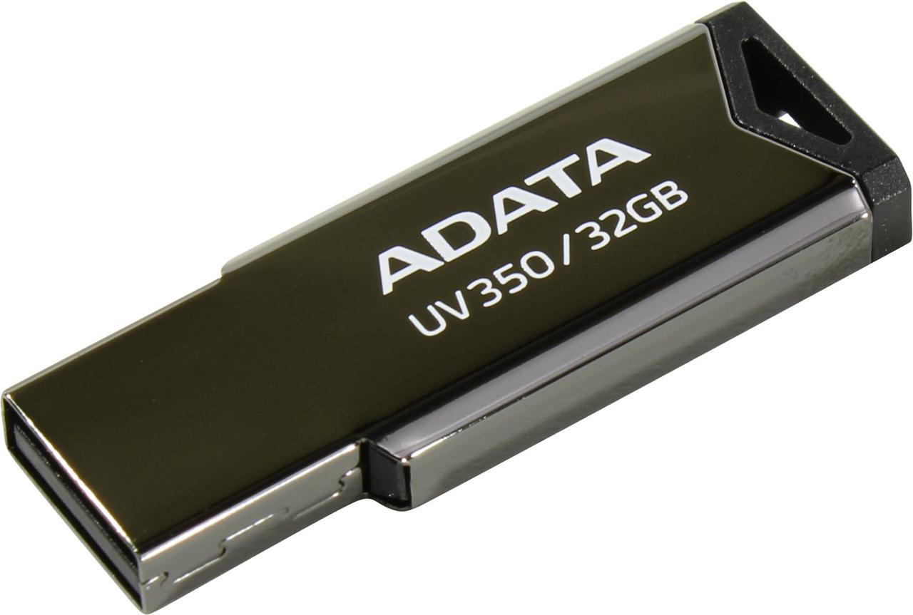 Флешка ADATA DashDrive AUV350, 32GB BLACK