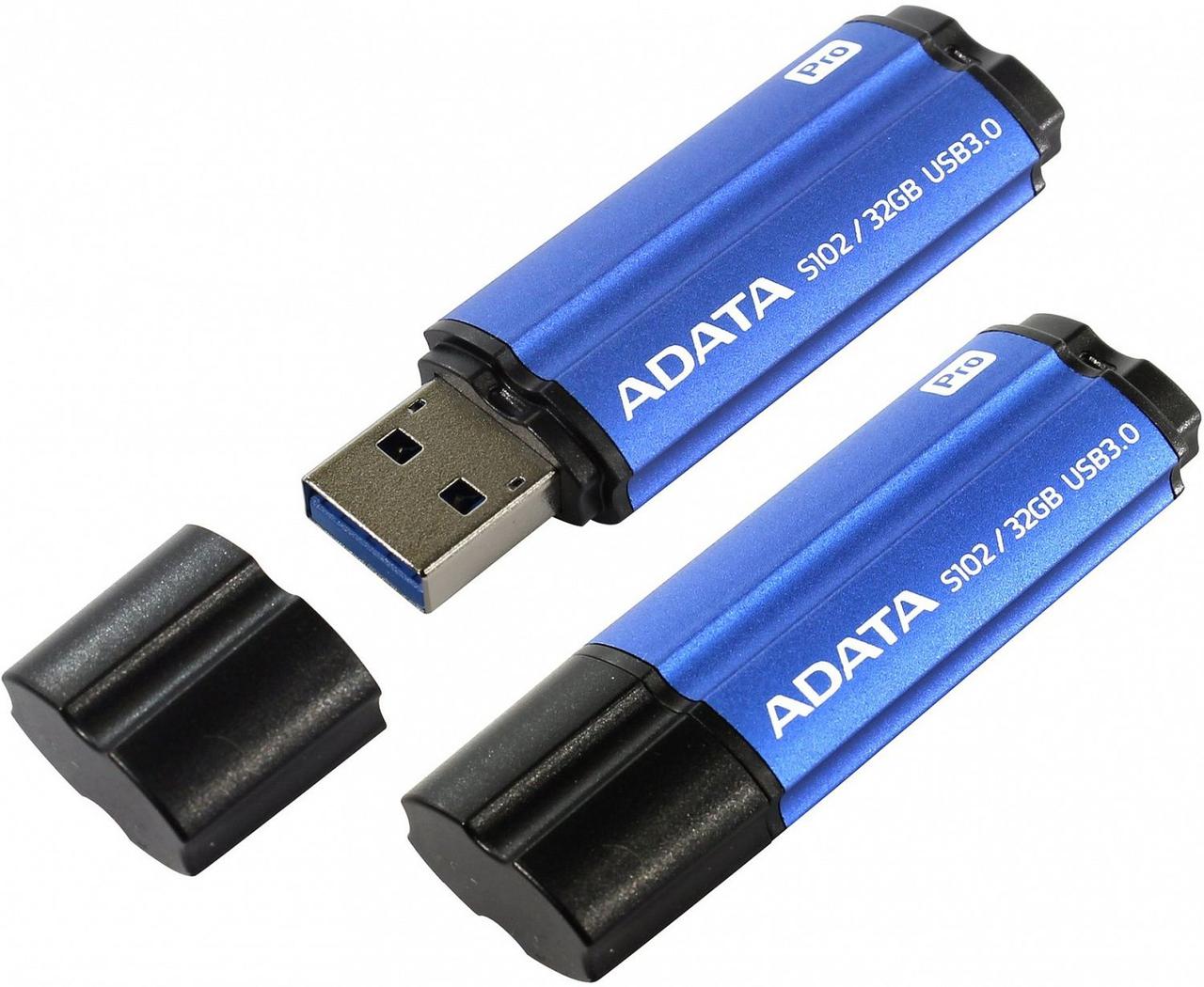 Флешка ADATA DashDrive Elite S102PRO, 32GB, UFD 3.0, Blue