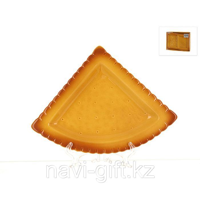 Тарелка в форме печеньки. 17,5*17,5*2 - фото 1 - id-p88664596