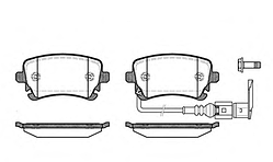 Тормозные колодки YOTO G-462(MD 8327W)(REMSA 897.11)