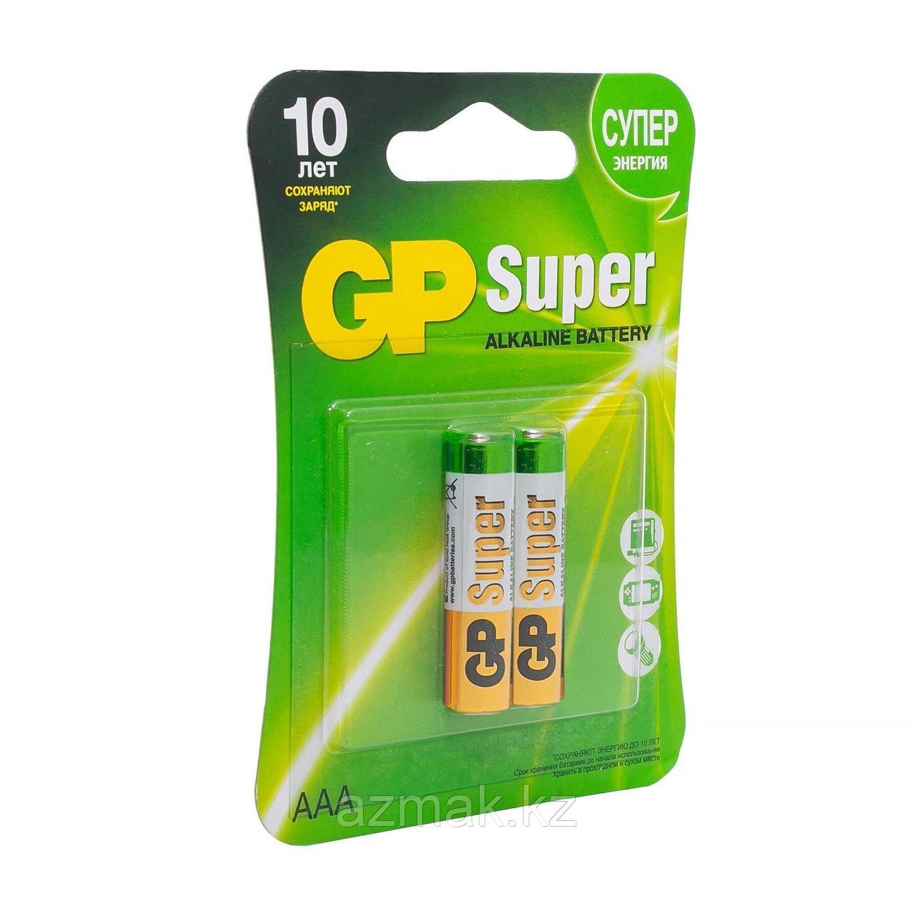 Батарейки GP SUPER Alkaline (ААА), 2 шт. - фото 6 - id-p80631352