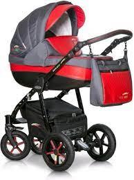 Коляска Verdi Pepe Eco Plus 2 в 1 9 серый-красный