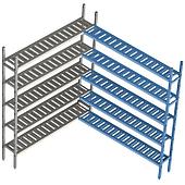 Стеллаж модульный Polair Load.Me Poly 18AL.5PP40.9C, доп. угловой