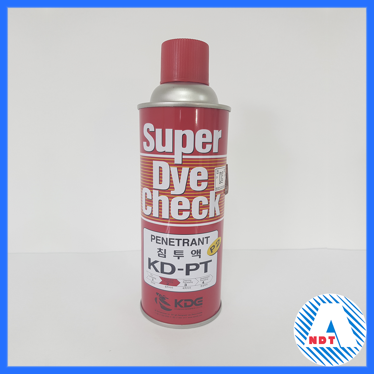 Пенетрант Dye-Check Developer P2 450ml (аналог Magnaflux PT RED SKL-SP2, 400 мл)