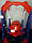 Детская горка машинка синий/красный, фото 3