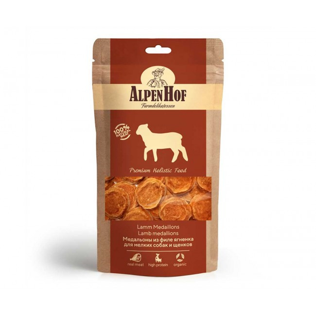 Лакомство для собак AlpenHof Медальоны из ягненка