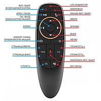 Пульт аэромышь Air Mouse G10S, с гироскопом и голосовым управлением для Android TV Box, PC