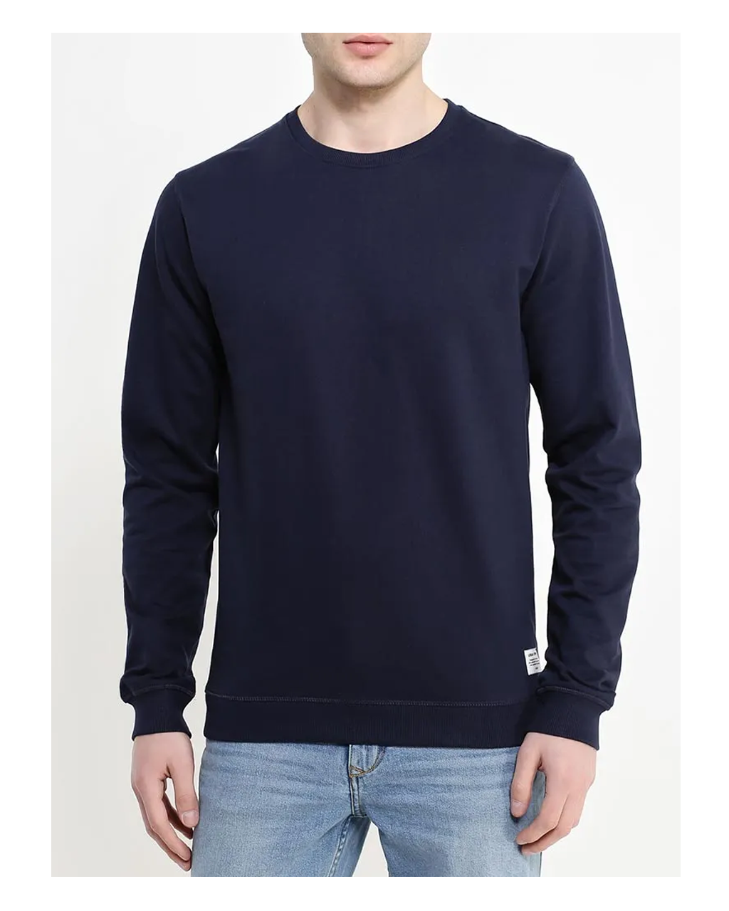 Свитшот Х/Б, 38(4XS) "Unisex", Турция, цвет: темно-синий