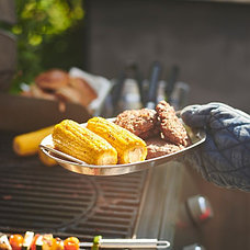 GRILLTIDER ГРИЛЛЬТИДЕР Поднос для барбекю, нержавеющ сталь31x21 см, фото 2
