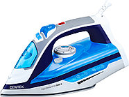 Утюг Centek CT-2350 BLUE (синий) 2400Вт, КЕРАМИЧЕСКАЯ подошва, ВЫСОКАЯ МОЩНОСТЬ, 300 мл
