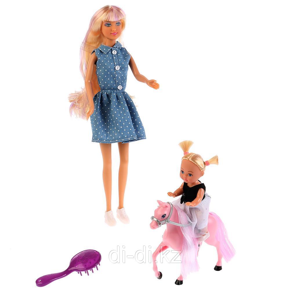 DEFA TOYS КУКЛА DEFA С РЕБЕНКОМ ЛОШАДКОЙ 8399