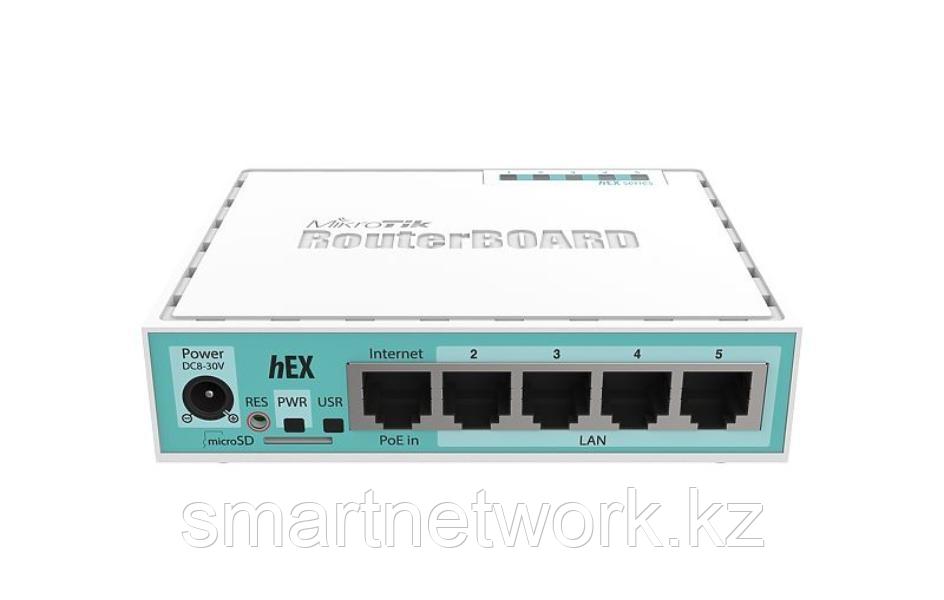 MikroTik hEX роутер (RB750Gr3) 5 портов
