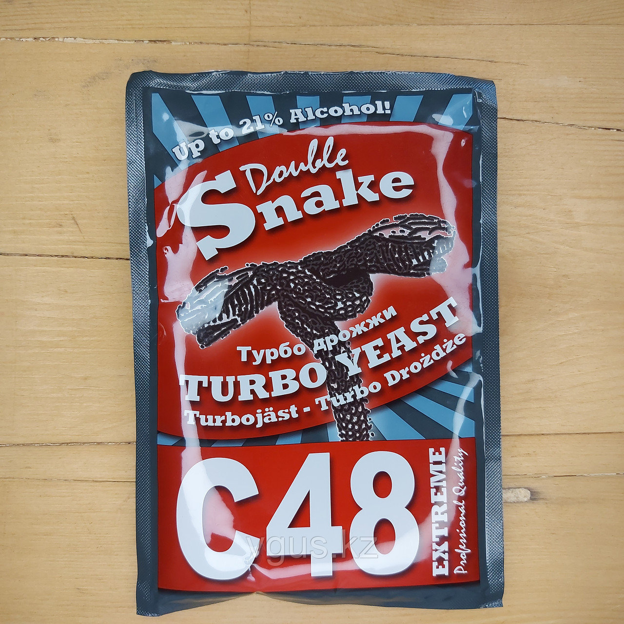 Дрожжи Double Snake C48 Turbo yeast 130гр. - фото 1 - id-p88962635