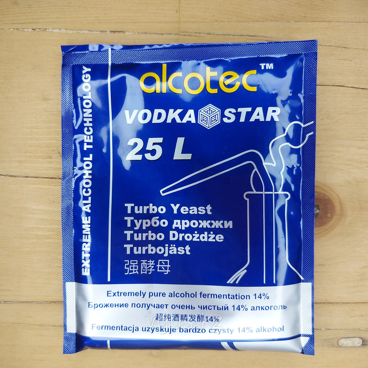 Дрожжи Alcotec Vodka star Turbo yeast 66гр. - фото 1 - id-p88962737