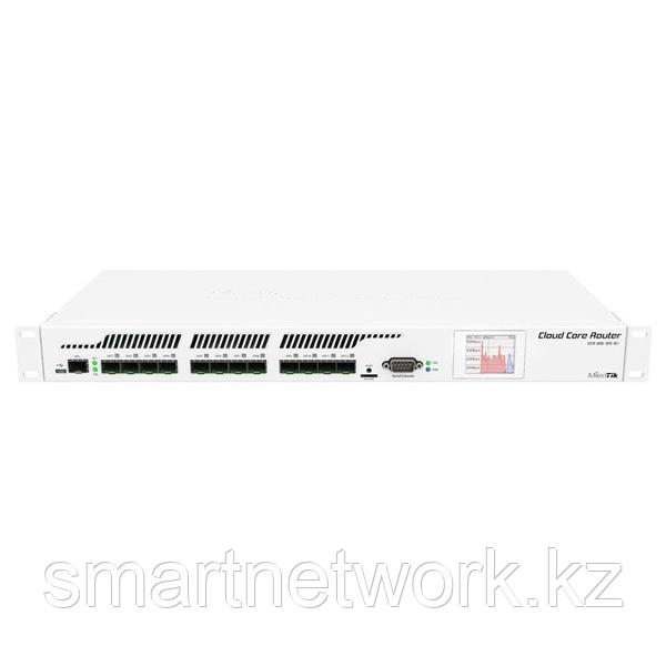 MikroTik Cloud Core Router 1U, клетка 12xSFP, клетка 1xSFP +, 16 ядер x 1,2 ГГц, 2 ГБ ОЗУ, ЖК-панель