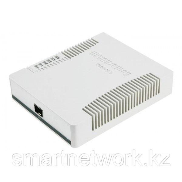 Коммутатор MikroTik CSS106-5G-1S, 5x10/100/1000 Ethernet, 1xSFP 1000, DDMI, SwOS