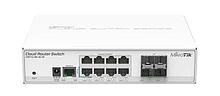 Коммутатор-маршрутизатор MikroTik  Cloud Router Switch (CRS112-8G-4S-IN)12-ти портов