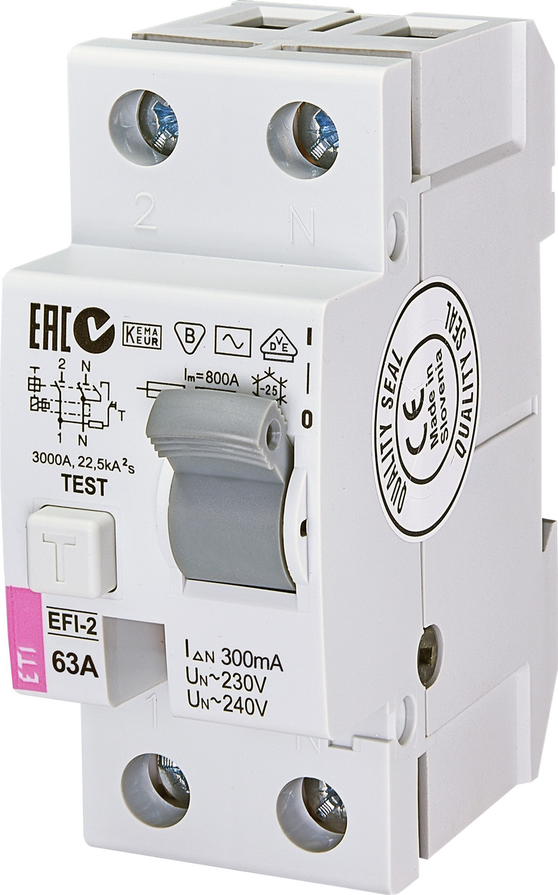 Дифференциальное реле EFI-2AC 63/0.3