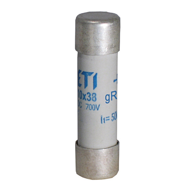 Цилиндрический предохранитель ETI CH10x38 gR 2A/700V AC/DС